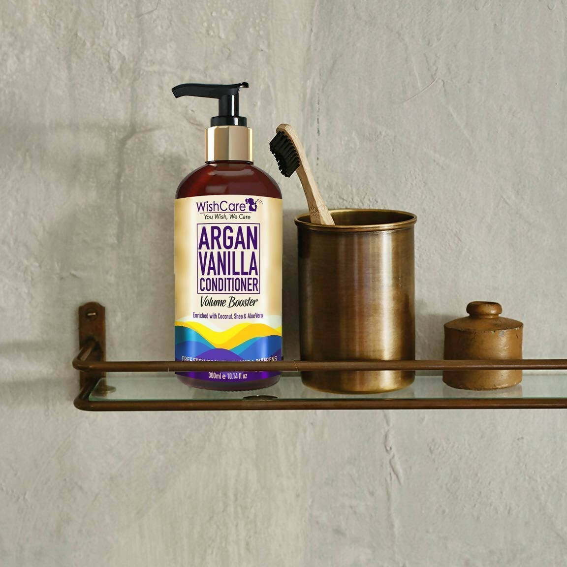 Wishcare Argan Vanilla Conditioner  Grab2Buy Wishcare Grab2Buy
