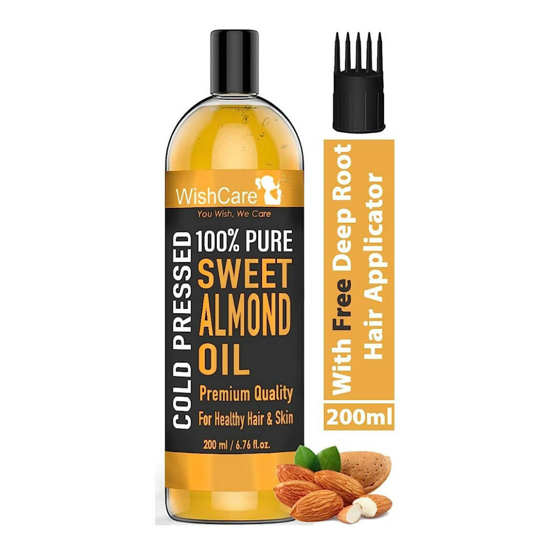WishCare Pure Cold Pressed Sweet Almond Oil  Grab2Buy Wishcare Grab2Buy