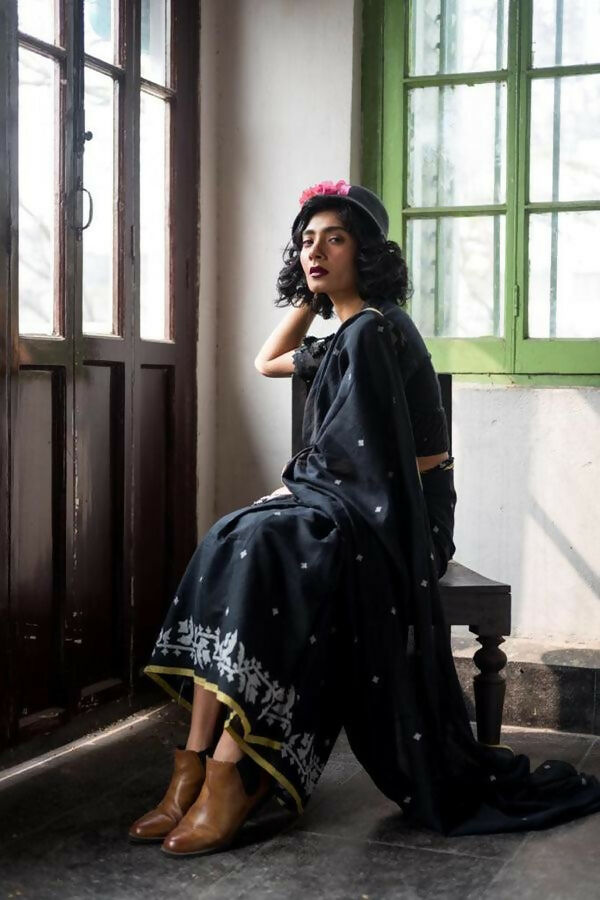Exclusive Collection Beautiful Black Embroidery Grab2Buy 