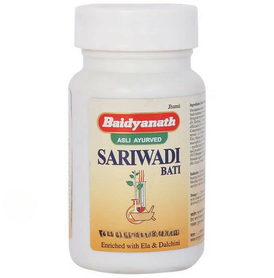 Baidyanath Sariwadi Bati – Ayurvedic Blood Purifier & Skin Wellness Tablet 