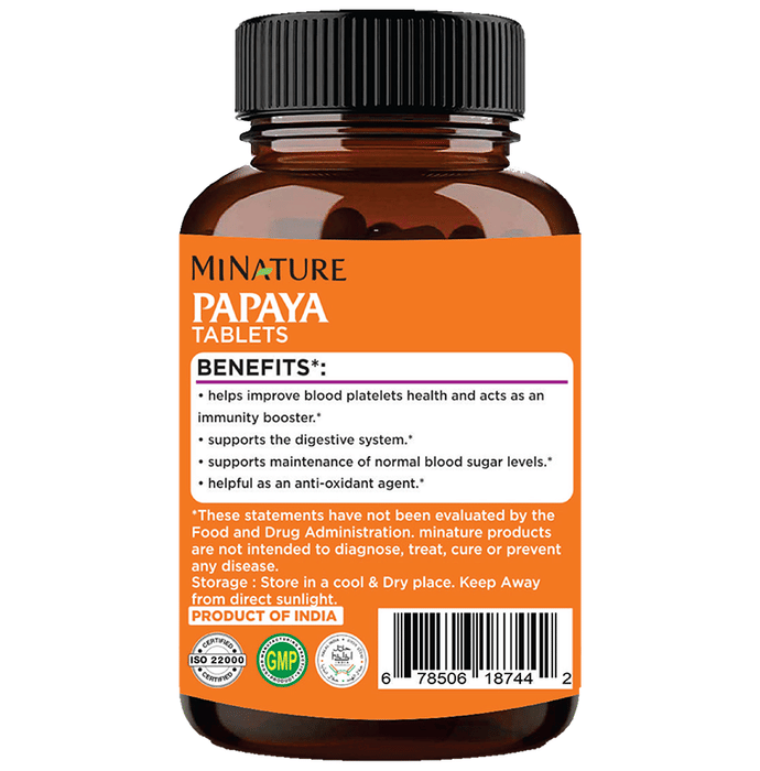 Minature Papaya Leaf Tablets 