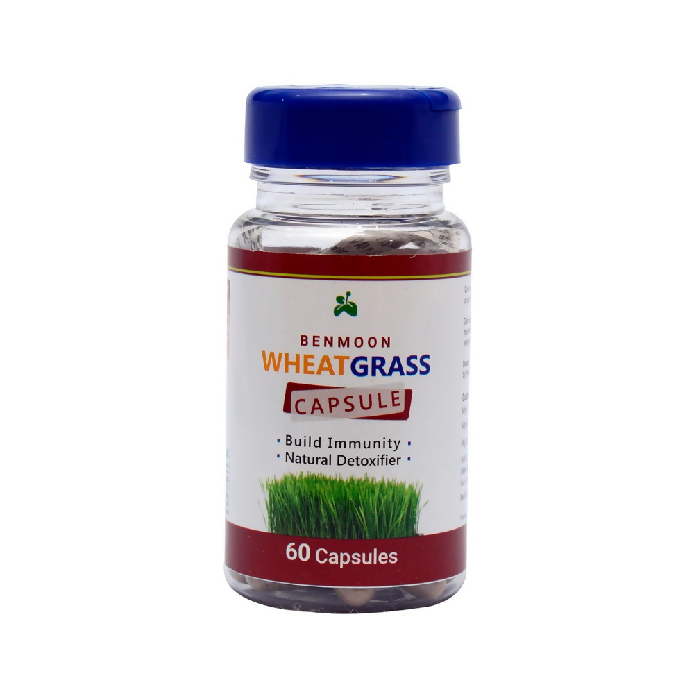 Benmoon Ayurveda Wheat Grass Capsules - Grab2buy