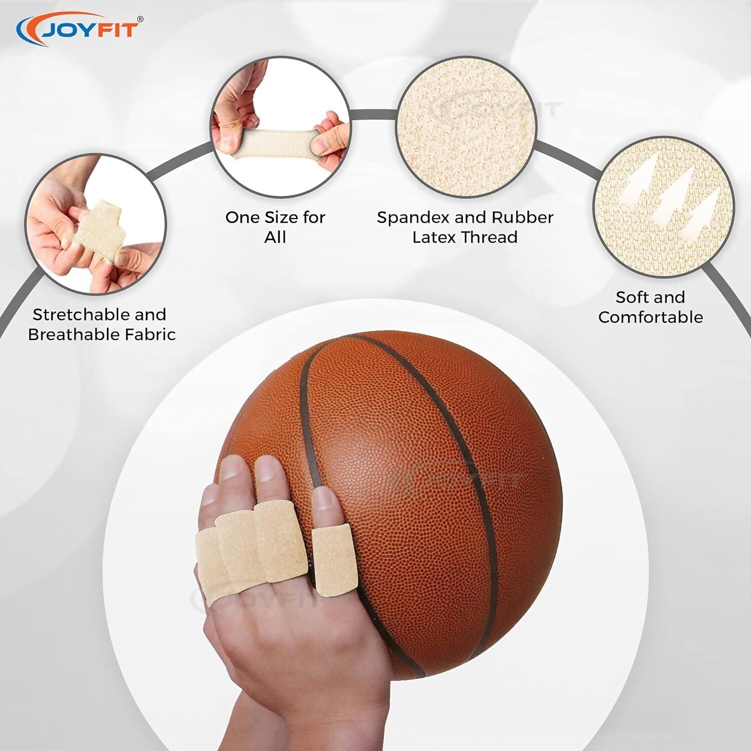 JoyFit Finger Support (Grey) 