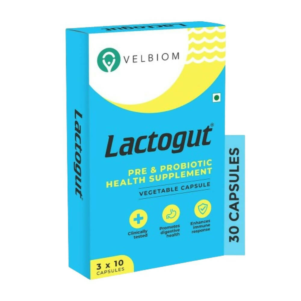 Velbiom Lactogut Probiotics Capsules - Grab2buy