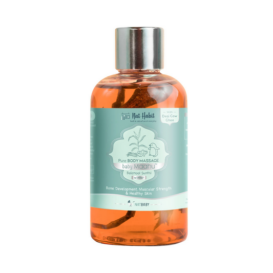 Nat Habit Balamool Sunthi Pure Baby Maah Baby Massage Oil