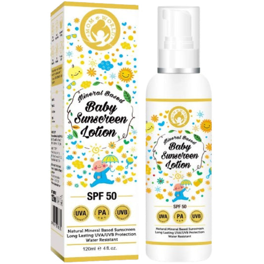 Mom & World Baby Sunscreen Lotion - Grab2buy