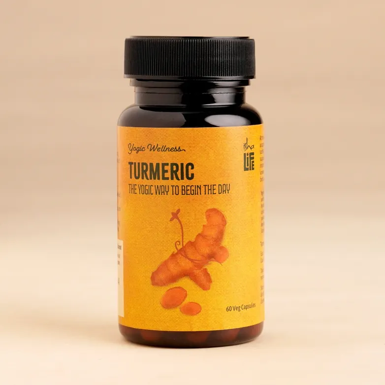 Isha Life Turmeric Powdered Form Of Vegetarian Capsules 