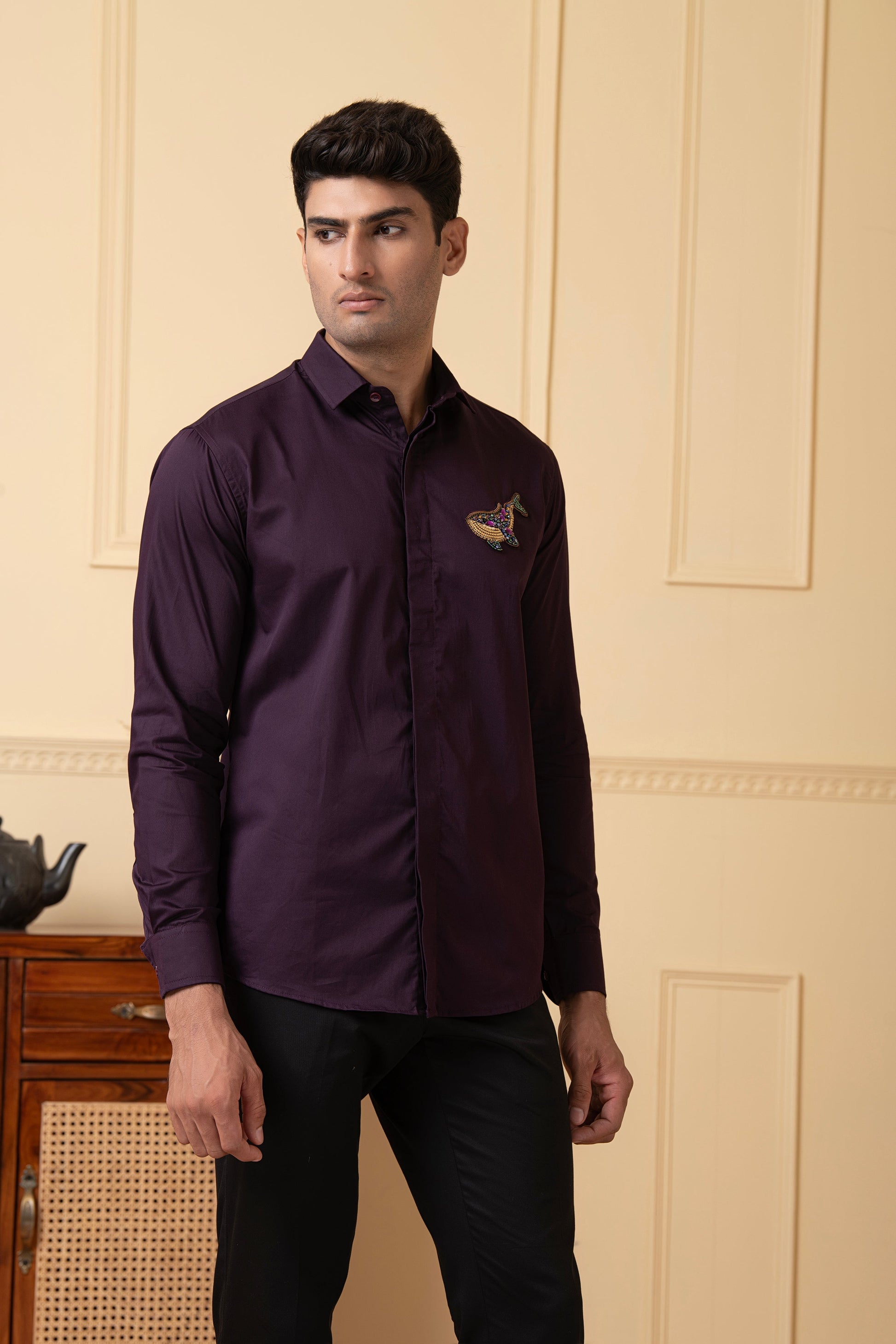 Whale Embroidery Shirt by Hilo Design  Grab2Buy Hilo Design Grab2Buy