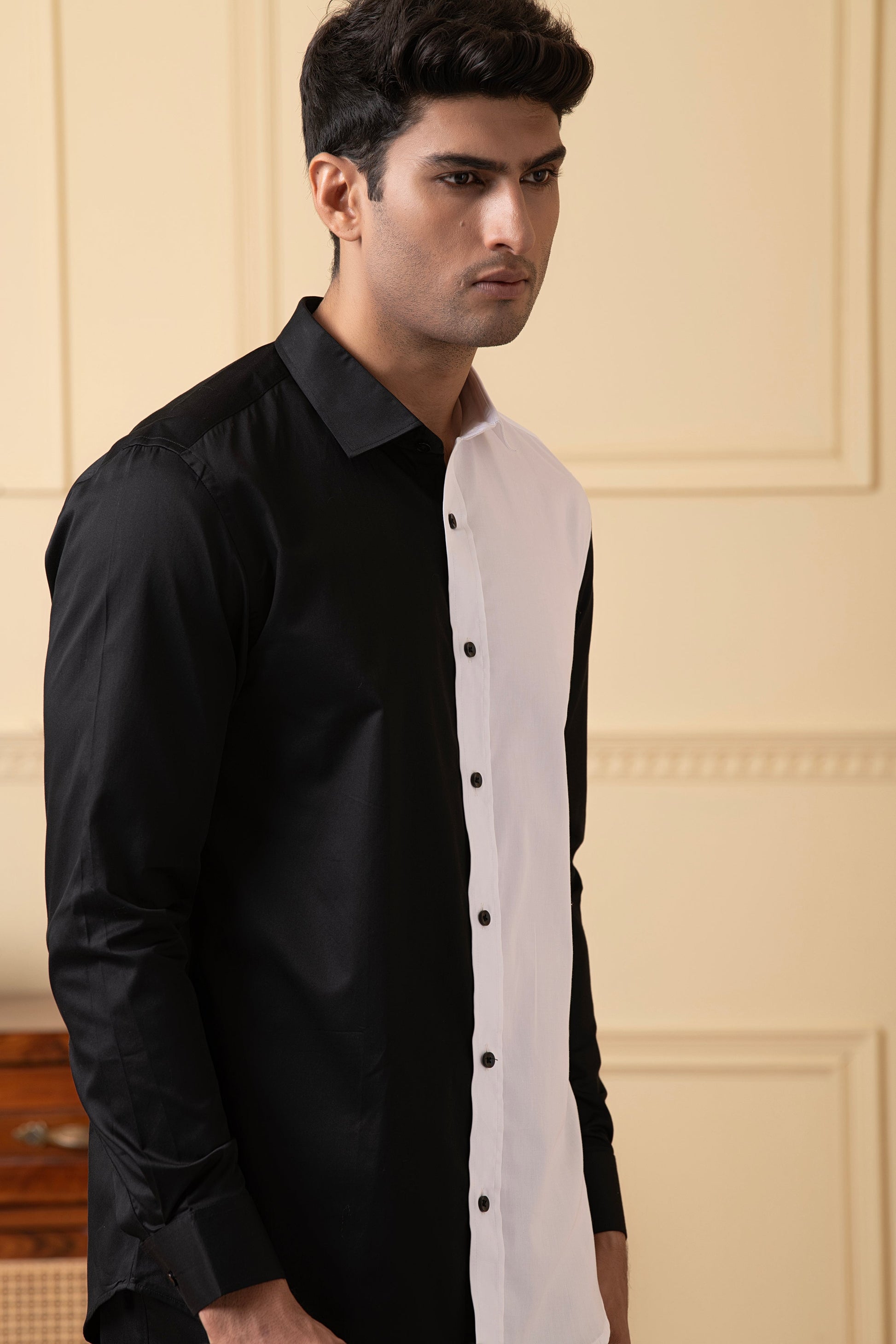 Black And White Shirt by Hilo Design