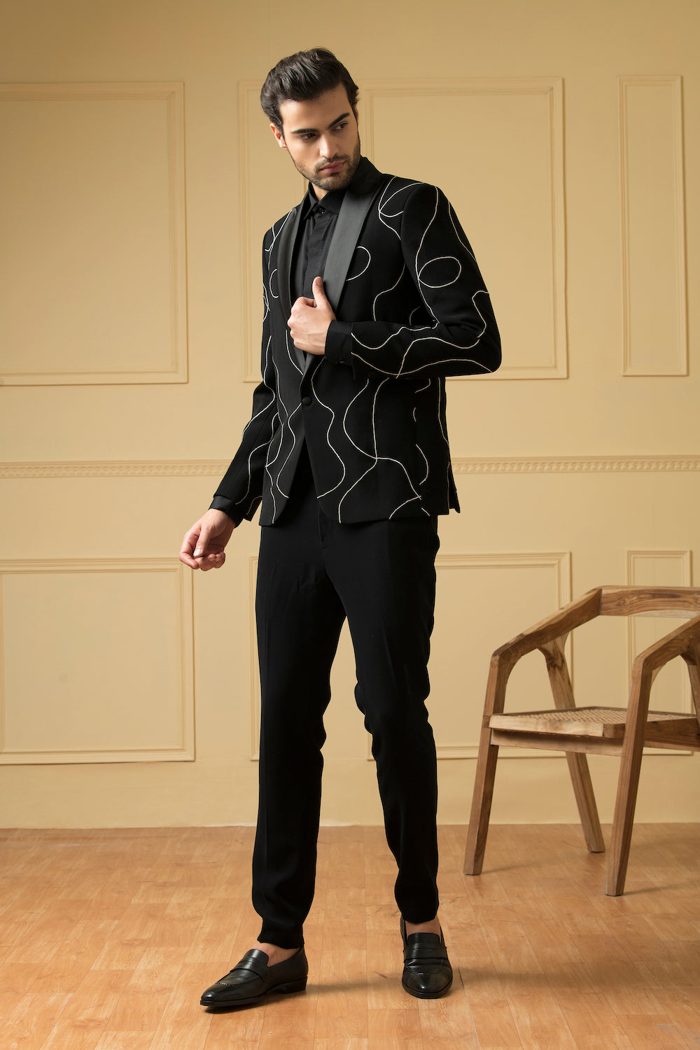 Tweed Designer Men's Blazer by Hilo Design  Grab2Buy Hilo Design Grab2Buy