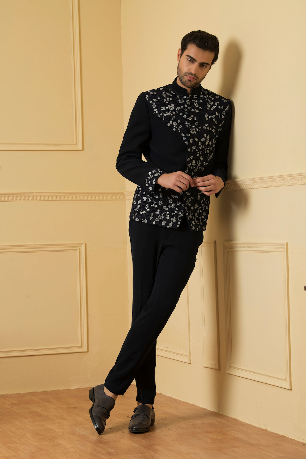 Valiente Designer Men's Indo western Set by Hilo Design  Grab2Buy Hilo Design Grab2Buy