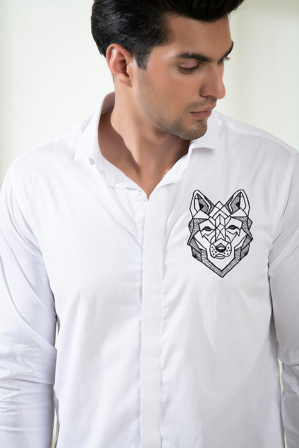 Bianco Wolf Shirt by Hilo Design