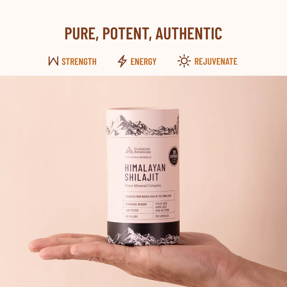 Evolution Botanicals | Himalayan Shilajit | 120 Capsules 