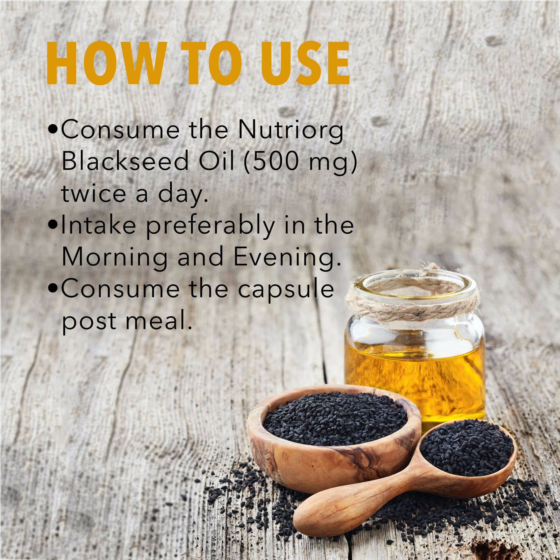 Nutriorg Blackseed Oil Soft Gel Capsules 