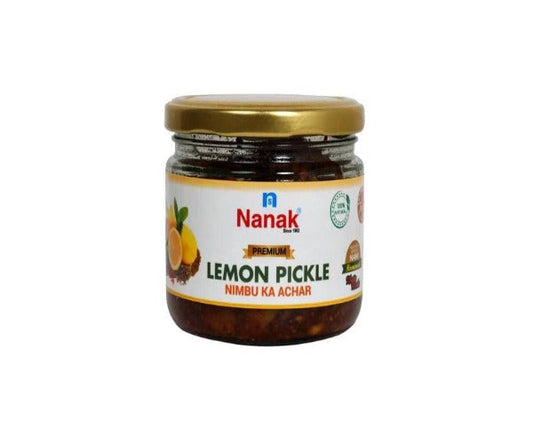 Nanak Homemade Lemon Pickle,300g-[Less Oil & Salt] [Sweet & Sour] - Grab2buy