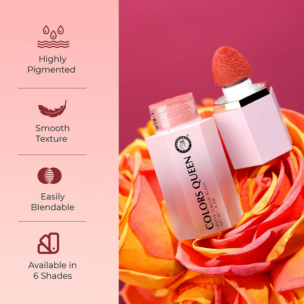 Colors Queen Matte Liquid Blush - Love 