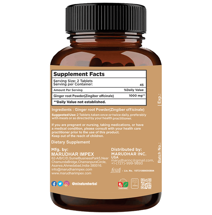 Minature Ginger Tablets 