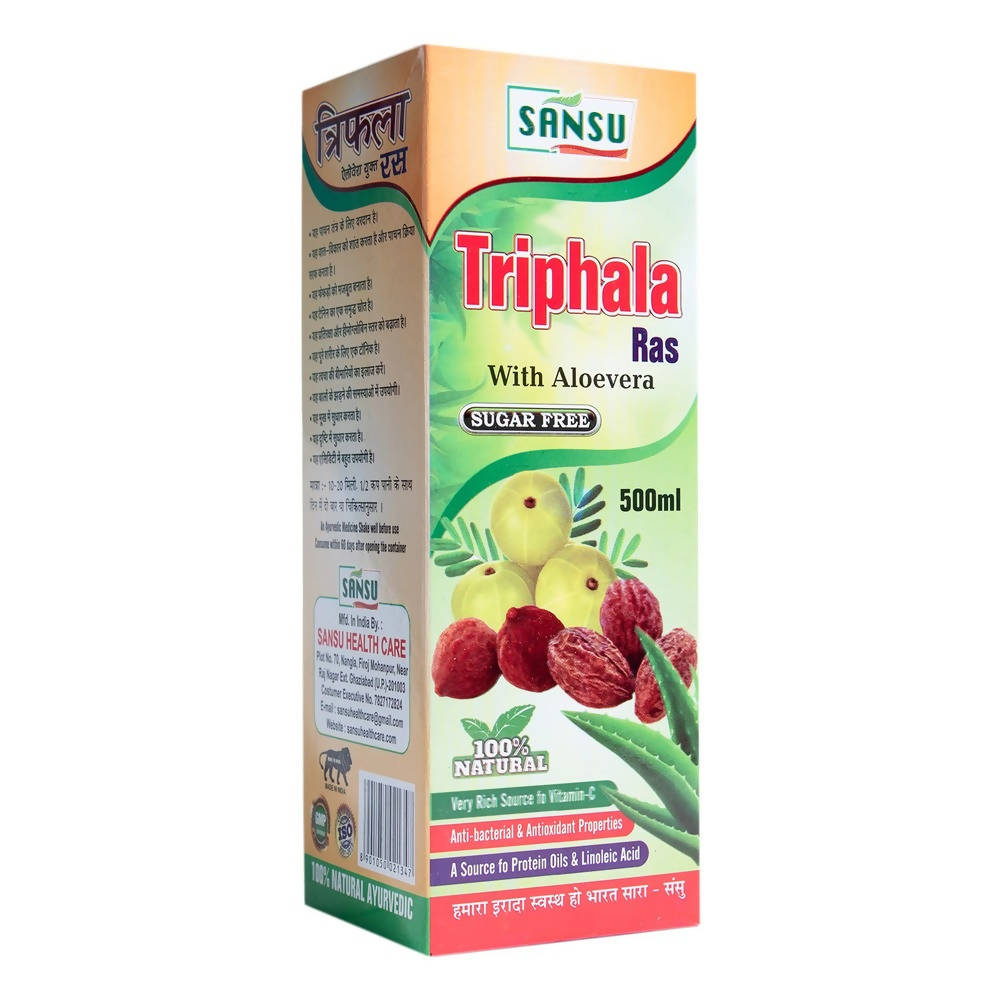Sansu Triphala Ras With Aloevera Sugar Free 