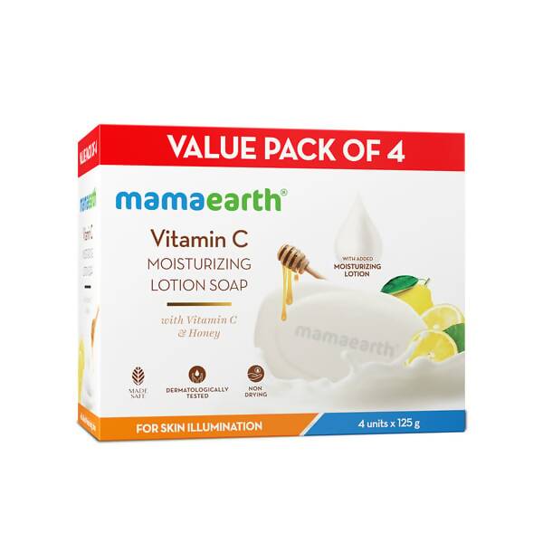 Mamaearth Vitamin C Moisturizing Lotion Soap 
