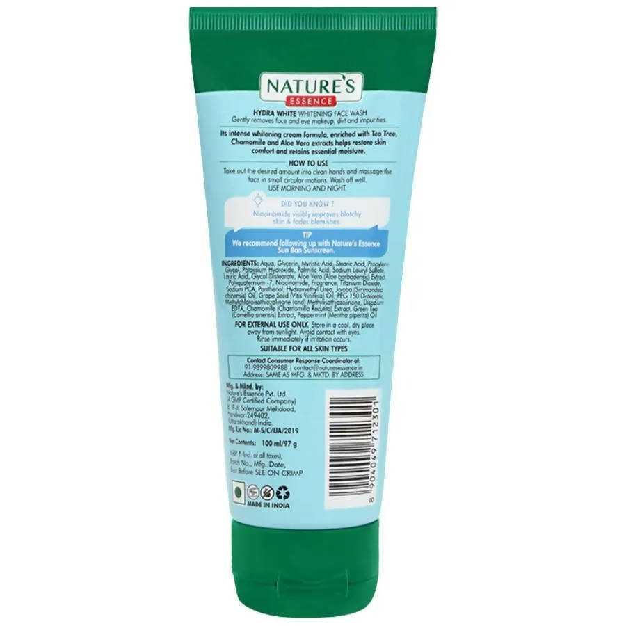 Nature's Essence Hydra White Whitening Face Wash - Grab2buy