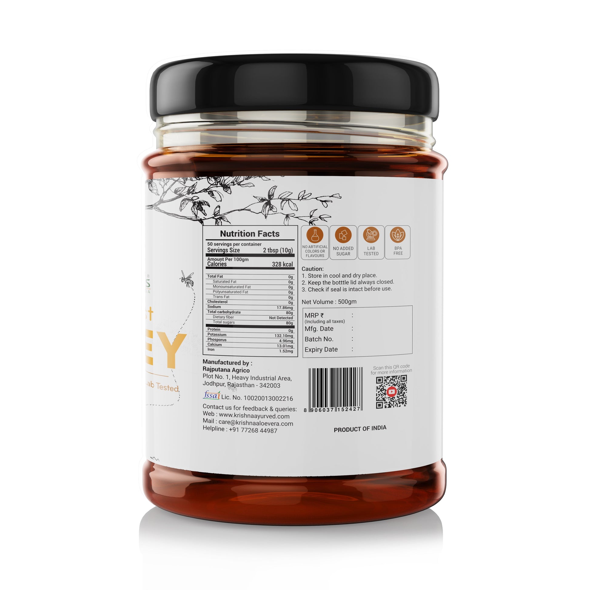 Krishna'S Herbal & Ayurveda Pure Wild Forest Honey