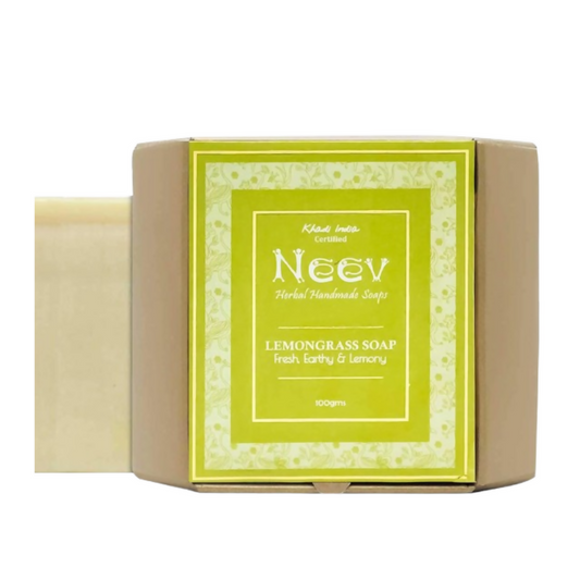 Neev Herbal Handmade Soaps Lemongrass Energizing & Refreshing Bath Bar