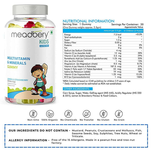 Meadbery Kids Multivitamin Gummy 