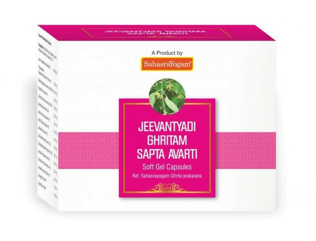 Sahasrayogam Jeevantyadi Ghritam Sapta Avarti Capsules 