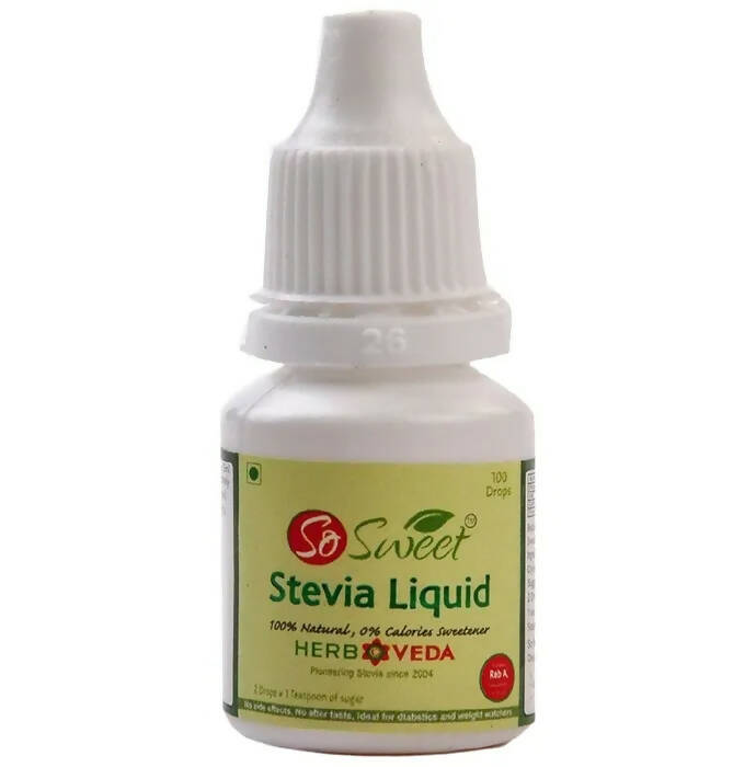 Herboveda So Sweet Stevia Liquid Drops- Sweetener Sugar Free 