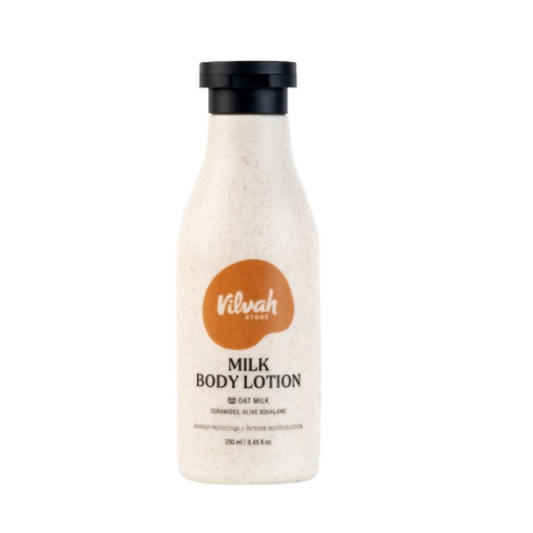 Vilvah Store Milk Body Lotion With Oat Milk, Ceramides & Olive Squalane  Grab2Buy Vilvah Store Grab2Buy