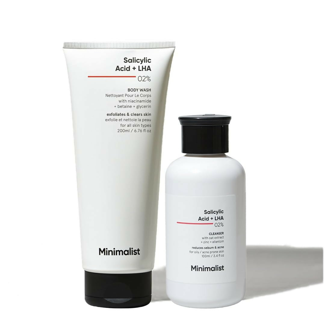 Minimalist Salicylic Acid Face Wash and Body Wash Combo  Grab2Buy Minimalist Grab2Buy
