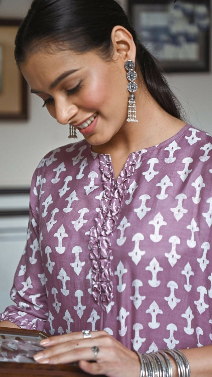 Aayaa Pure Muslin printed Multi Co-Ord Set - Multi Color 