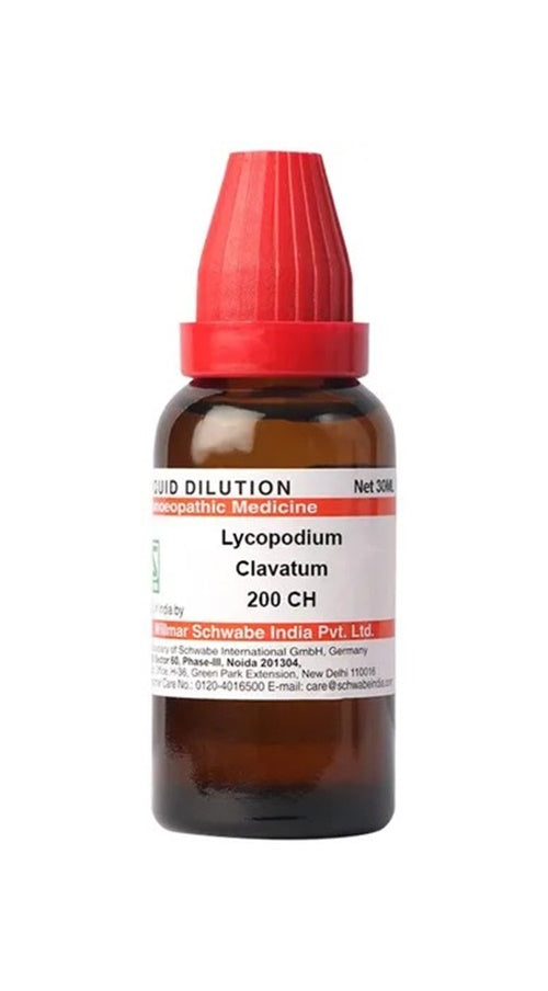 Dr. Willmar Schwabe India Lycopodium Clavatum Dilution 
