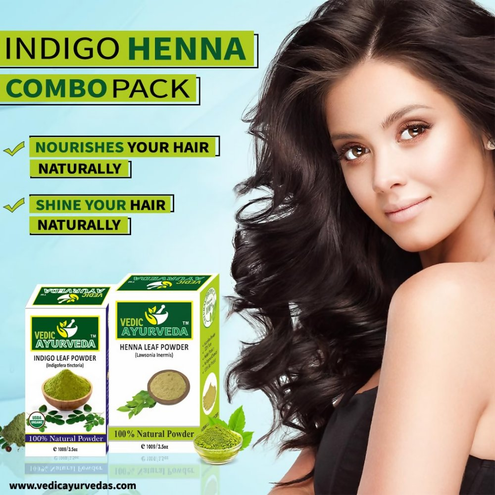 VedicAyurveda Indigo Powder and Henna Powder  Grab2Buy VedicAyurveda Grab2Buy
