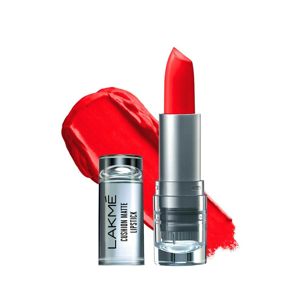 Lakme Cushion Matte Lipstick - Red Bomb Shell 