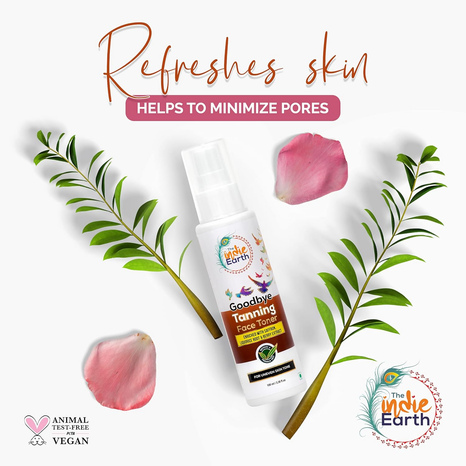 The Indie Earth Goodbye Tanning (Skin Brightening) Face Toner  Grab2Buy The Indie Earth Grab2Buy