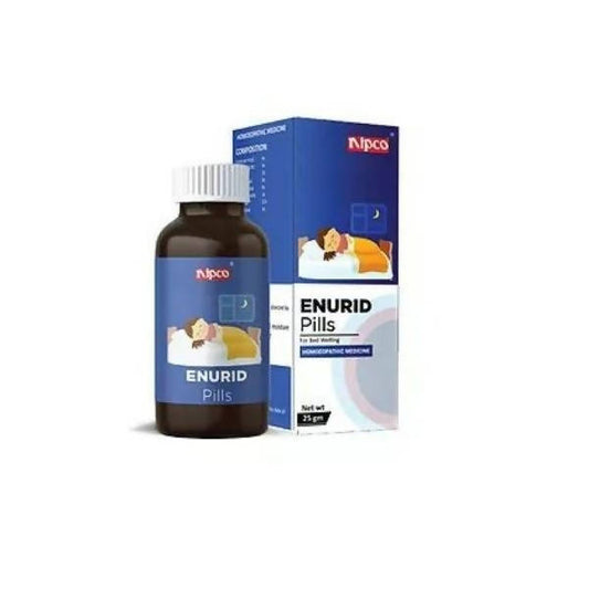 Nipco Homeopathy Enurid Pills For Bed wetting 