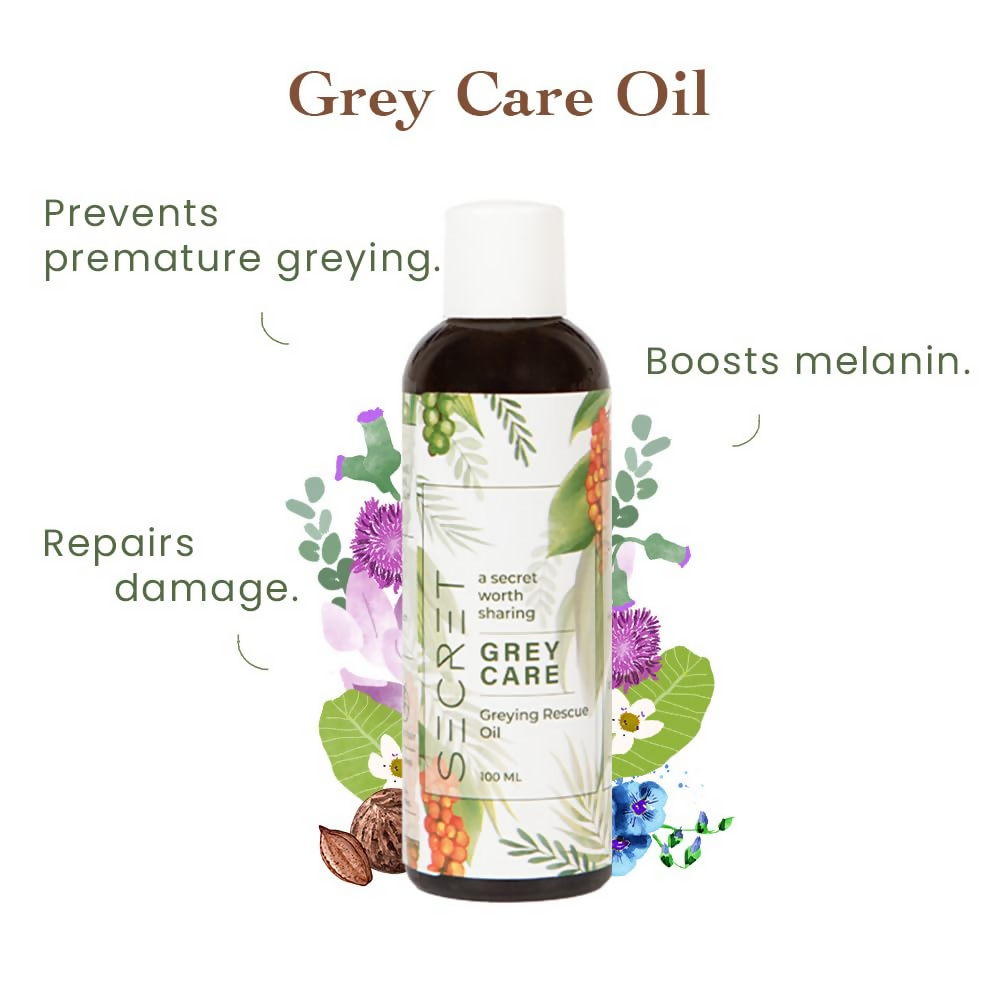 The Secret Hair Care Grey Care Hair Oil  Grab2Buy The Secret Hair Care Grab2Buy