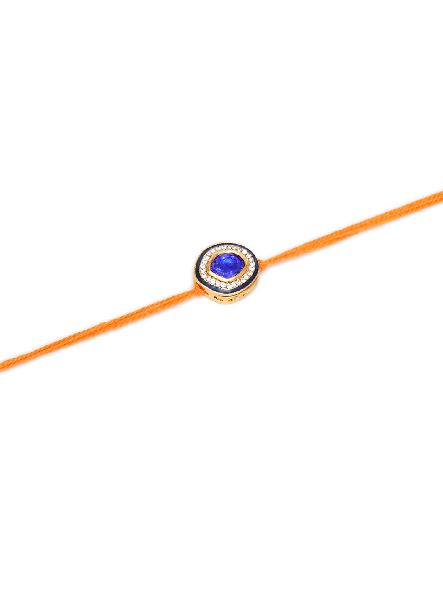 Designer kundan Rakhi - Ruby Raang