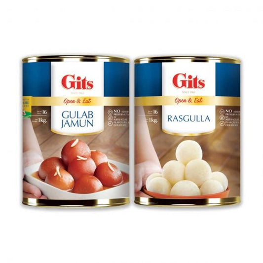 Gits Rasgulla & Gulab Jamun - Combo Pack - Distacart