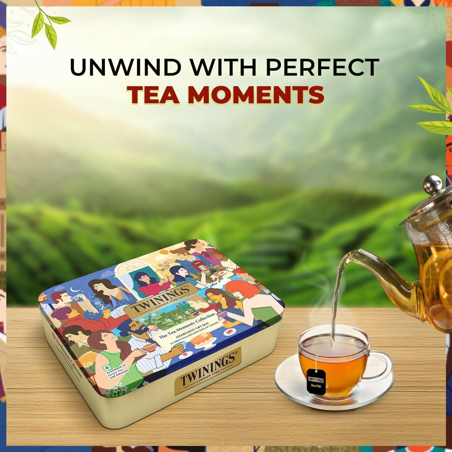 Twinings The Tea Moment Collection Assortment Tea Gift Set 