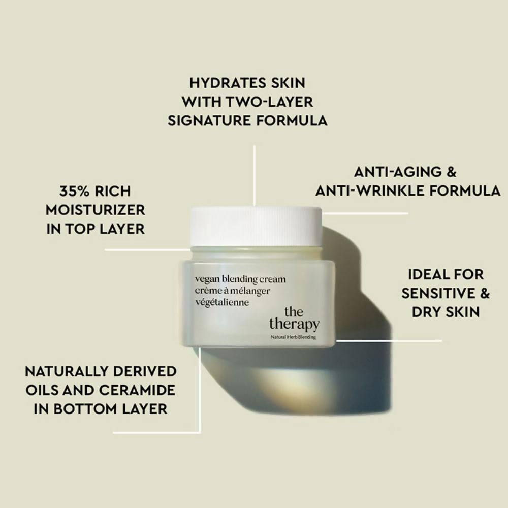 The Face Shop The Therapy Vegan Blending Cream Organic & Vegan 2 In 1 Gel & Cream  Grab2Buy The Face Shop Grab2Buy
