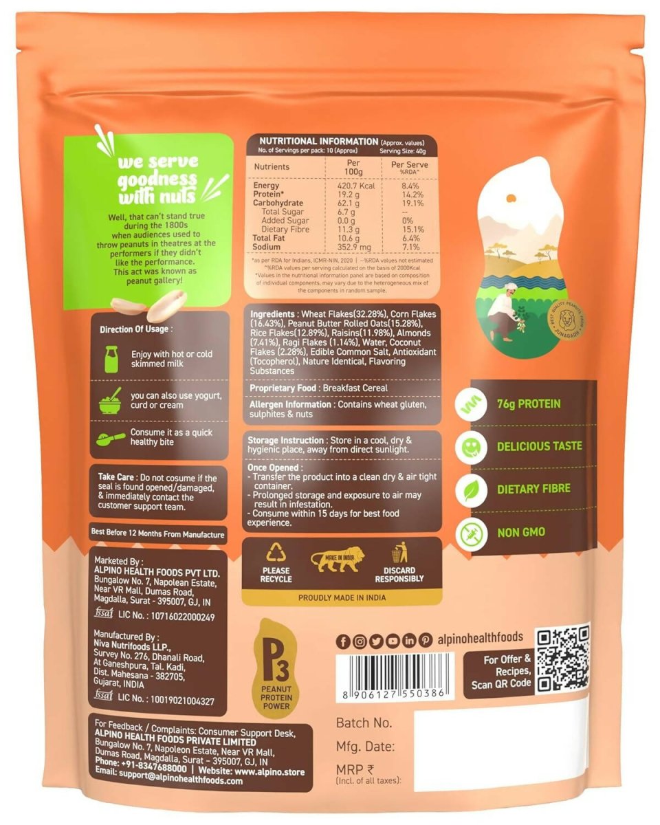 Alpino High Protein Super Muesli Nut Delight - Grab2buy