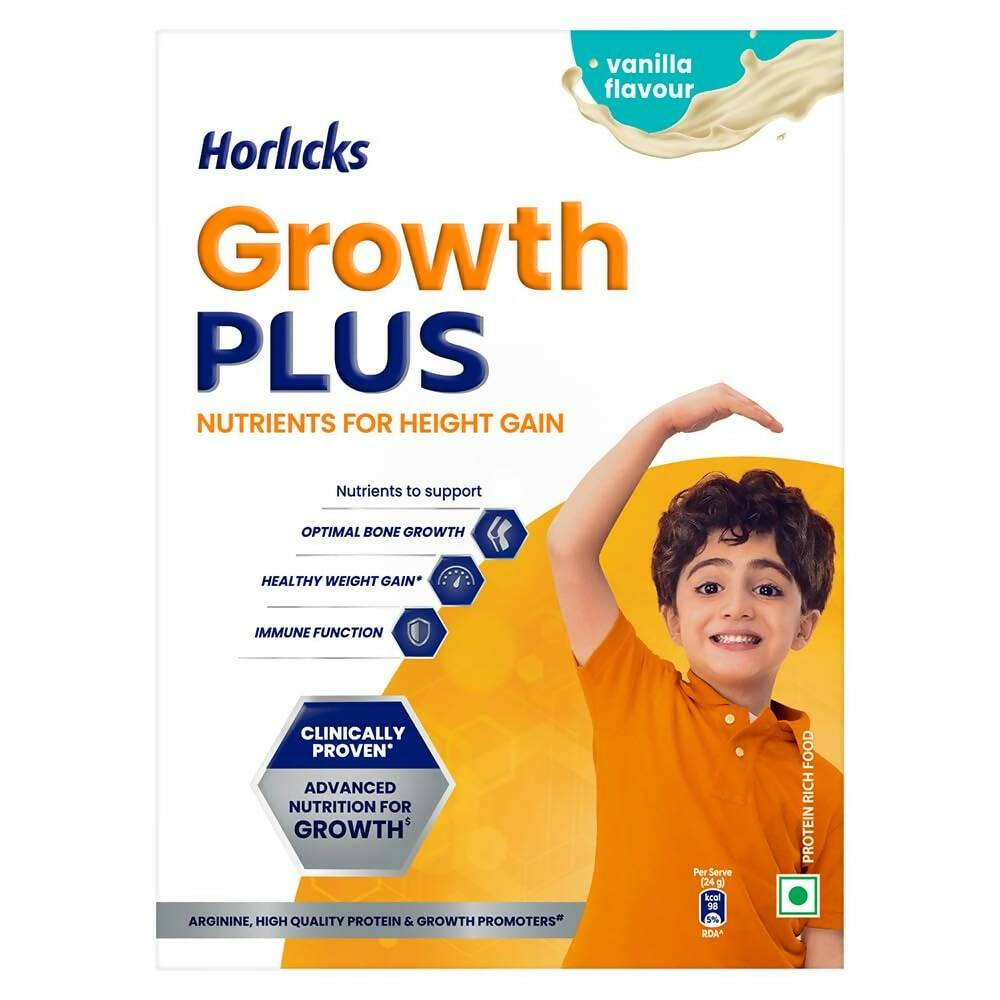 Horlicks Growth Plus Health & Nutrition Drink for Kids Faster Growth with Protein | Grab2Buy