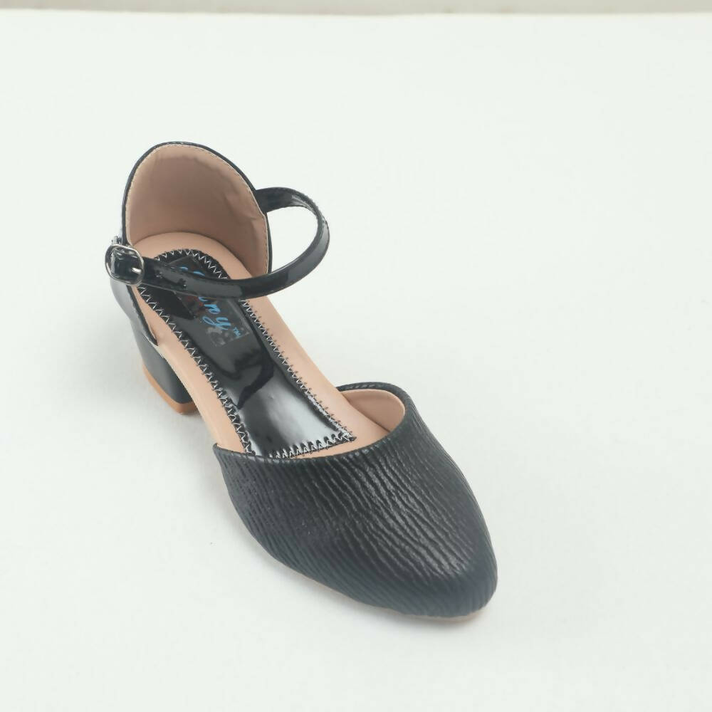 Tiny Bugs Girls Party Wear Ballerinas Heels - Black  Grab2Buy Tiny Bugs Grab2Buy
