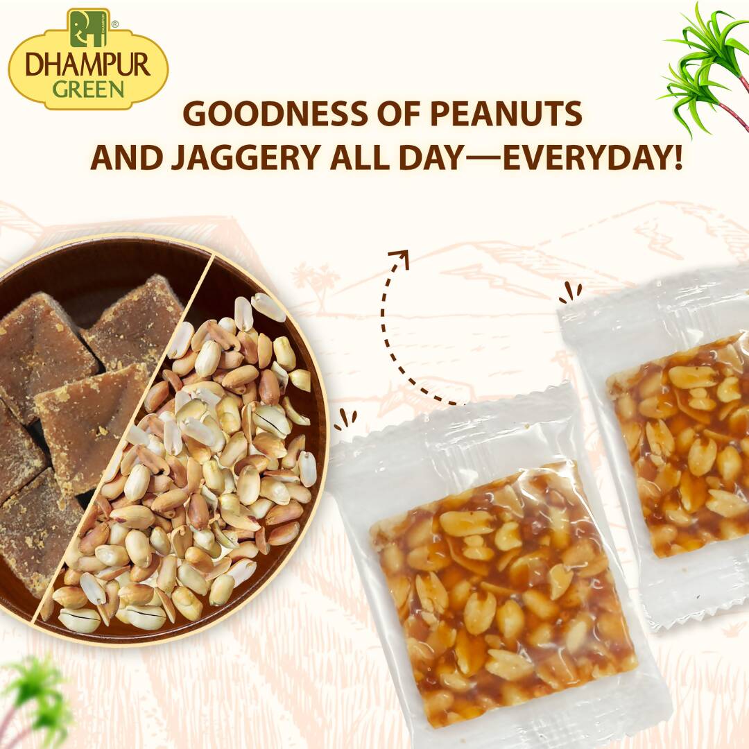 Dhampur Green Peanut Chikki 