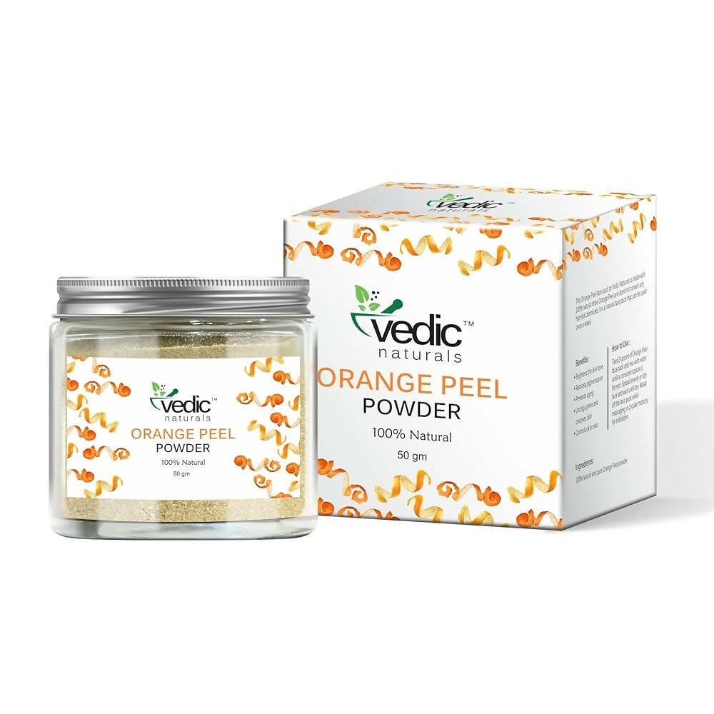 Vedic Naturals Orange Peel Powder Face Pack  Grab2Buy Vedic Naturals Grab2Buy