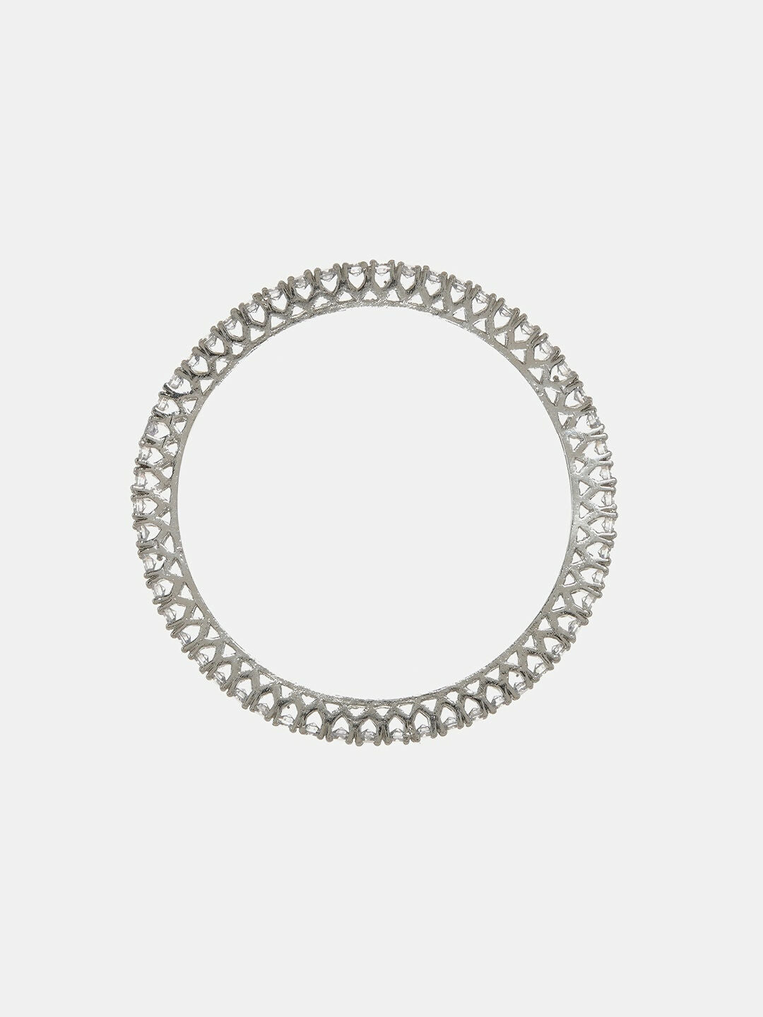 Crystal Stone Bangle- Ruby Raang 