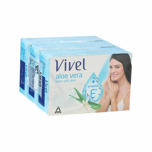 Vivel Aloe Vera Satin Soft Skin Soap  Grab2Buy Vivel Grab2Buy