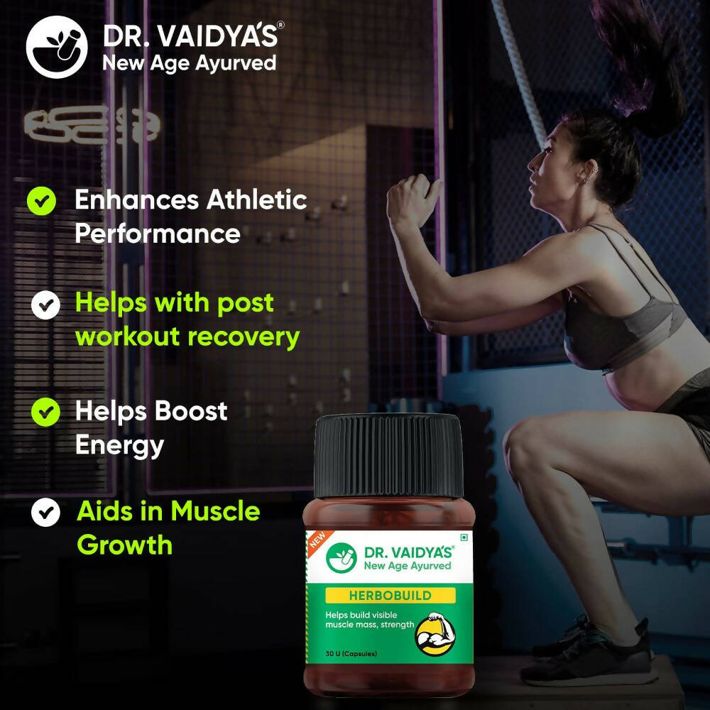 Dr. Vaidya's Herbobuild Capsules - Grab2buy